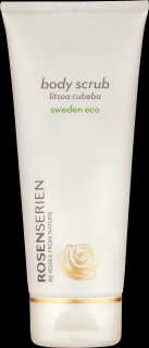 Prírodný telový peeling Vavrínom kubébovým - Rosenserien 200ml