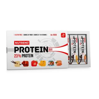 PROTEÍN BAR, 6 x 55 g, mix príchutí - Nutrend