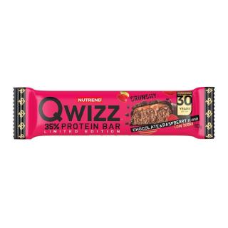 QWIZZ PROTEIN BAR, 60 g, čokoláda + malina - Nutrend