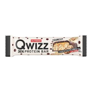 QWIZZ PROTEIN BAR, 60 g, cookies & cream - Nutrend