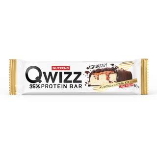 QWIZZ PROTEIN BAR, 60 g, mandľa s čokoládou - Nutrend