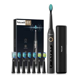 Sonická zubná kefka Fairywill D7-čierna (FW-507 Plus)