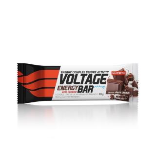 VOLTAGE ENERGY CAKE WITH CAFFEINE - horká čokoláda, 65 g - Nutrend