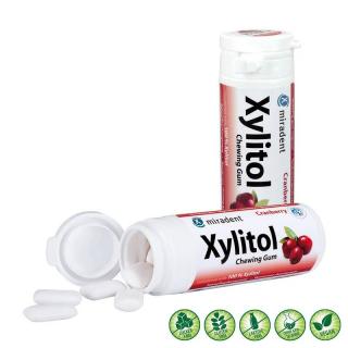 Xylitolové žuvačky Miradent-Brusnica 30ks