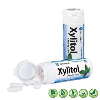 Xylitolové žuvačky Miradent-Peppermint 30ks