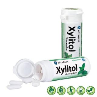 Xylitolové žuvačky Miradent-Spearmint 30ks