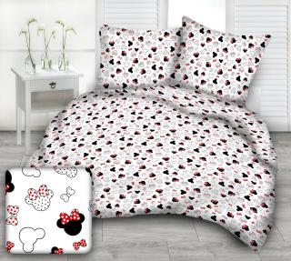 Posteľná obliečka Mickey Mouse Red 90x130/45x65 cm