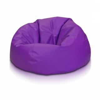 Sedací vak SAKWA L Ekokoža/Polyester: E07-Fialová(Ekokoža)