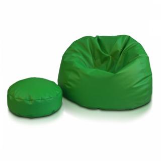Sedací vak SAKWA L Ekokoža/Polyester: E09-Zelená tmavá(Ekokoža)