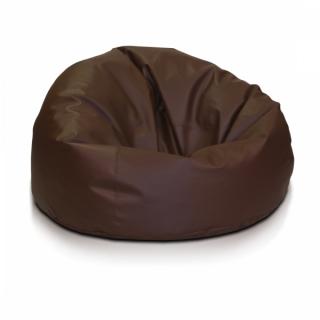 Sedací vak SAKWA L Ekokoža/Polyester: E13-Hnedá tmavá(Ekokoža)