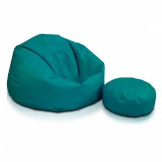 Sedací vak SAKWA L Ekokoža/Polyester: E20-Tyrkysová(Ekokoža)