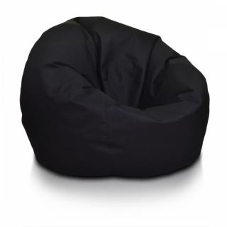Sedací vak SAKWA L Ekokoža/Polyester: NC14-Čierna(Polyester)