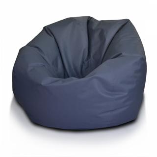 Sedací vak SAKWA L Ekokoža/Polyester: NC16-Sivá tmavá(Polyester)