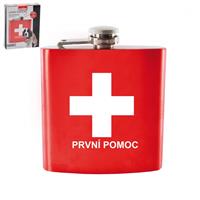 Fľaša vrecková nerez PRVÁ POMOC