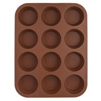 Forma silikón MUFFINY 12 HNEDÁ