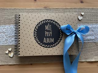 Môj prvý album – POLKA DOT – modrá