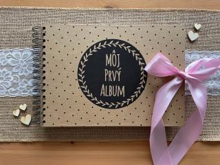 Môj prvý album – POLKA DOT – ružová