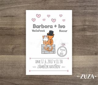 Svadobné oznámenie no.2 Extra textová verzia (Nestandardné texty, ďalšia jazyková verzia)