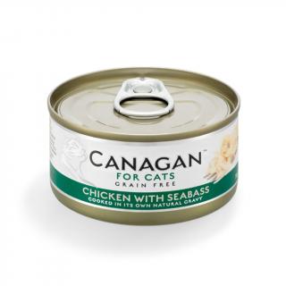Canagan Cat kura a morský vlk - konzerva pre mačku 75 g