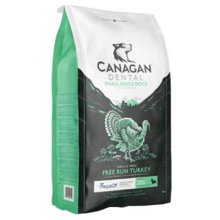 CANAGAN Small Dental Free-Run Turkey dentálne granule pre malé plemená Hmotnosť: 2 kg