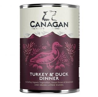 Canagan Turkey & Duck Dinner konzerva pre psa 400g