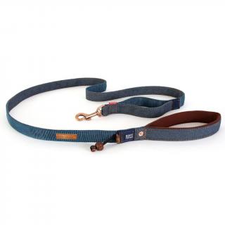 Ezydog Soft Trainer Traffic Control vodítko - 180 cm denim
