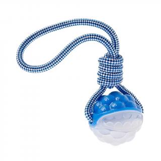 Ferribiella Ball-Rope Glow - lopta s lanom žiariaca v tme 6.5 cm