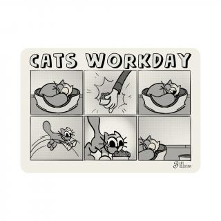Ferribiella podložka pod misky Workday Cats