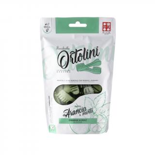 Ferribiella žuvacie tyčinky Ortolini - mäta a pomaranč 180 g Veľkosť: M
