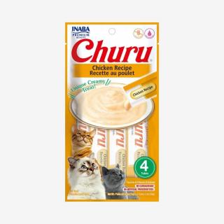 Inaba Churu Pyré Chicken - krémová odmena 4 tuby