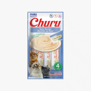Inaba Churu Pyré Tuna - krémová odmena 4 tuby