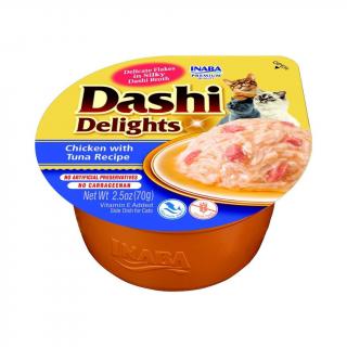 Inaba Dashi Delights - kura s tuniakom 70 g