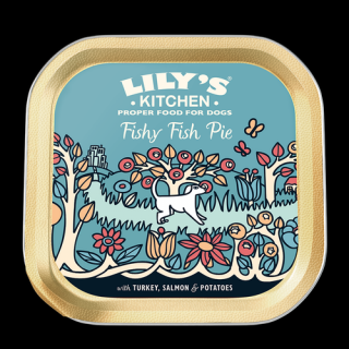 Lily's Kitchen Dog Fishie Fish Pie 150 g - rybacia vanička s hráškom