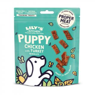 Lily's Kitchen Dog Treats Chicken & Turkey Nibbles pre šteniatka 70g