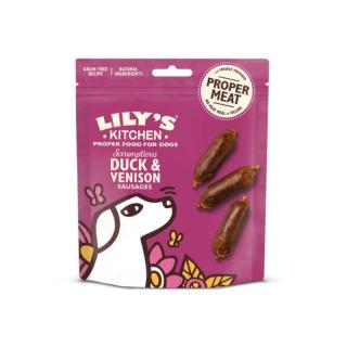 Lily's Kitchen Dog Treats Scrumptious Duck & Venison Sausages 70g