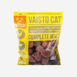 MUSH Vaisto® kompletné BARF menu pre mačky (hovädzie - kuracie) Hmotnosť: 800 g