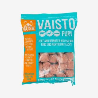 MUSH Vaisto® Puppy kompletné BARF menu pre šteniatka (hovädzie - sobie - losos) Hmotnosť: 3 kg