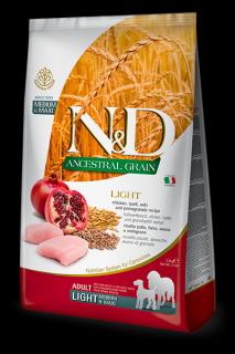 N&D Ancestral Grain Light Medium Maxi Chicken & Pomegranate 2,5 kg
