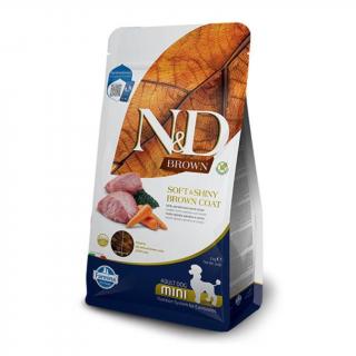 N&D dog BROWN adult mini, spirulina & carrot, lamb 2 kg