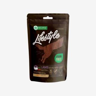 Nature's Protection pamlsky pre psa Lifestyle - jahňacie s goji semienkami 75 g
