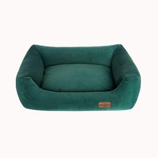 Recobed pelech pre psy Velvet Sofa - zelený Veľkosť: S