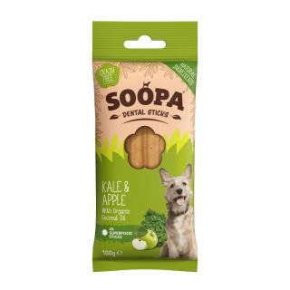Soopa dentálne pamlsky pre psov - jablko a kel 100 g