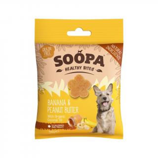 Soopa výcvikové pamlsky Healthy Bites - banán a arašidové maslo 50 g