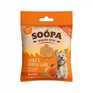 Soopa výcvikové pamlsky Healthy Bites - mrkva a tekvicové semienka 50 g