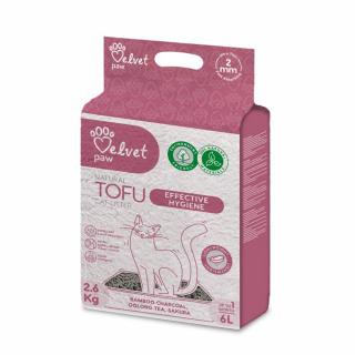 Velvet Paw Tofu prírodná podstielka s bambusovým uhlím 6l