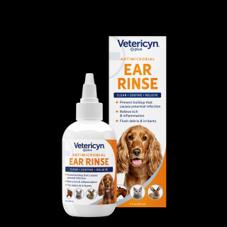 Vetericyn Ear Rinse Universal ušné kvapky pre zvieratá 89 ml