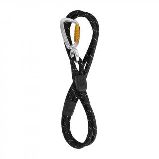 Woolly Wolf Rope Leash Black tenké lanové vodítko 180 cm