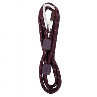 Woolly Wolf Rope leash Juicy Plum lanové vodítko 180 cm