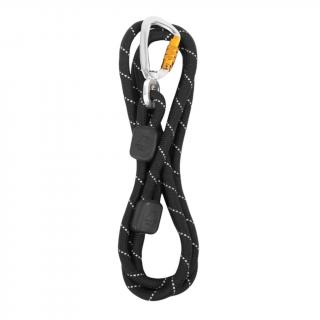 Woolly Wolf Rope leash Raven Black lanové vodítko 180 cm