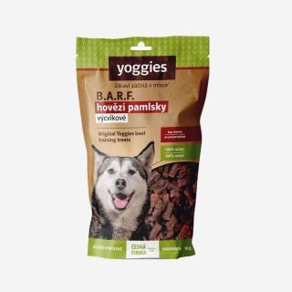 Yoggies B.A.R.F. hovädzie výcvikové pamlsky 45 g - malé kúsky